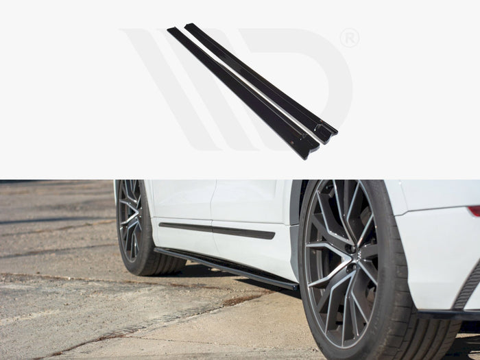 Audi Q8 S-line (2018-) Side Skirts Diffusers - Maxton Design