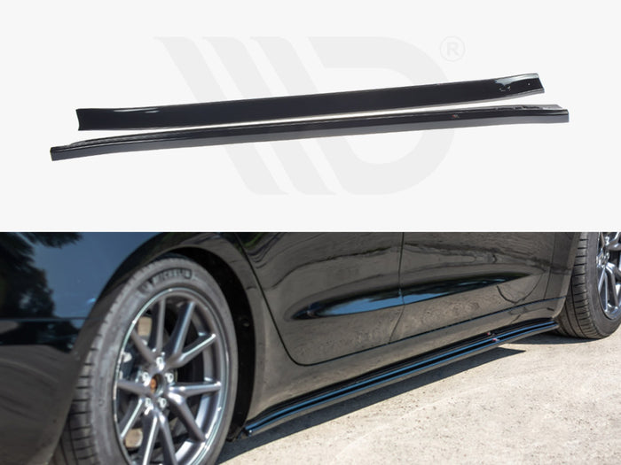 Tesla Model 3 (2017-) Side Skirts Diffusers - Maxton Design