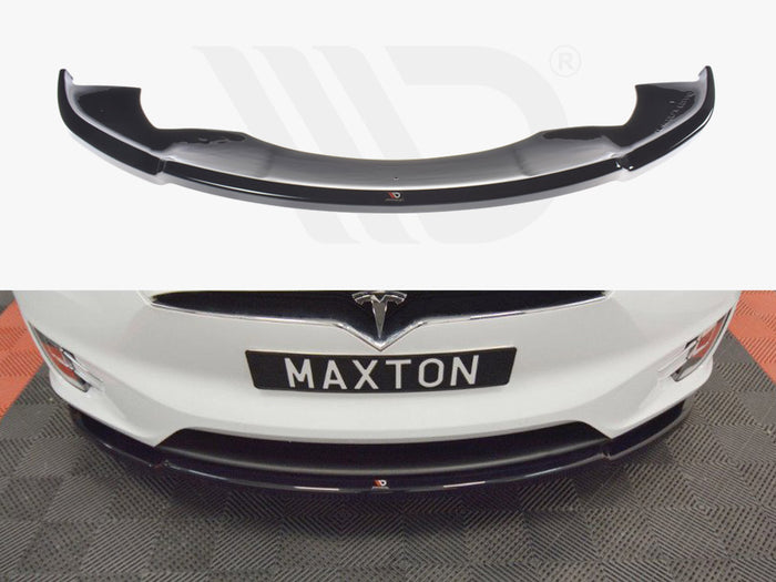 Tesla Model X (2015-) Front Splitter V.1 - Maxton Design