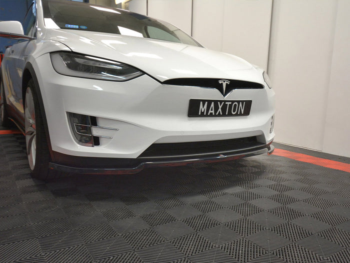 Tesla Model X (2015-) Front Splitter V.1 - Maxton Design