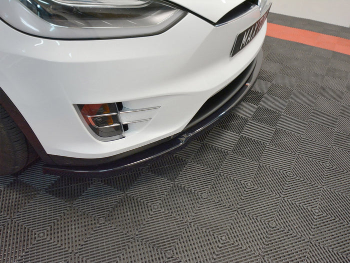 Tesla Model X (2015-) Front Splitter V.1 - Maxton Design