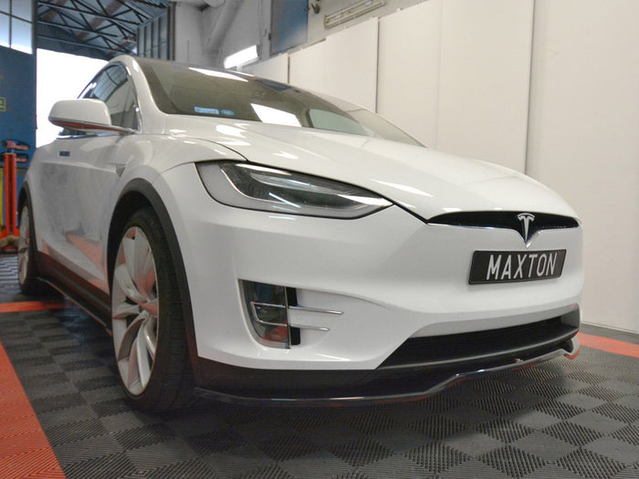 Tesla Model X (2015-) Front Splitter V.2 - Maxton Design