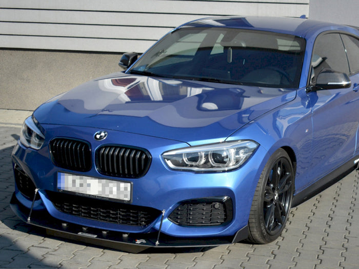 BMW 1 F20/F21 M-power Facelift (2015-19) Front Racing Splitter V.2 - Maxton Design