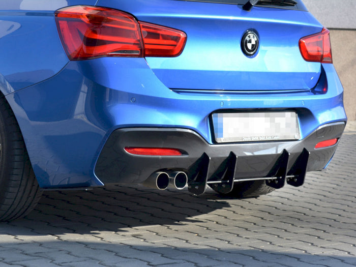 BMW 1 F20/F21 M-power Facelift (2015-19) Rear Diffuser V.1 - Maxton Design