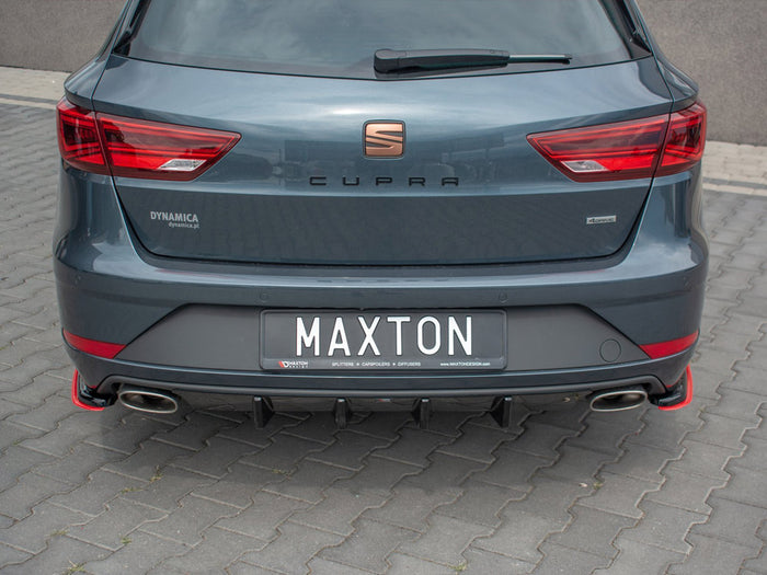 Seat Leon MK3 Cupra ST (2017-) Rear Diffuser - Maxton Design