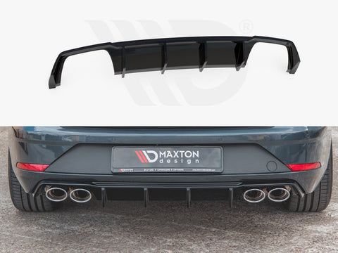 Seat Leon MK3.5 Cupra Estate (2017-2019) Rear Valance V3 - Maxton Design
