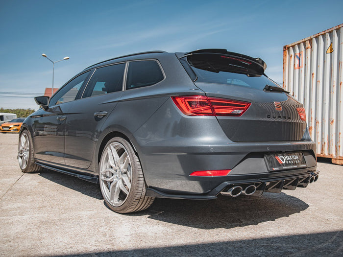 Seat Leon Cupra MK3 Facelift Estate (2017-2019) Rear Side Splitters V.3 - Maxton Design