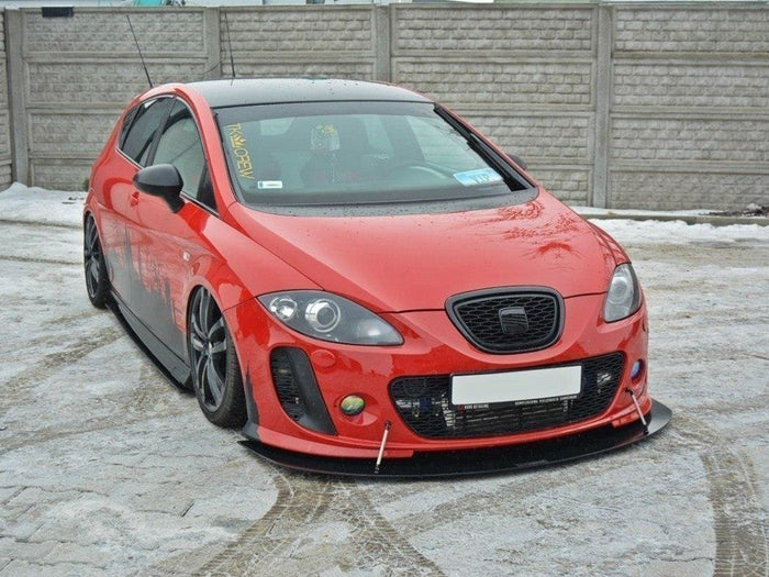 Seat Leon MK2 MS Design Front Racing Splitter V.1 - Maxton Design