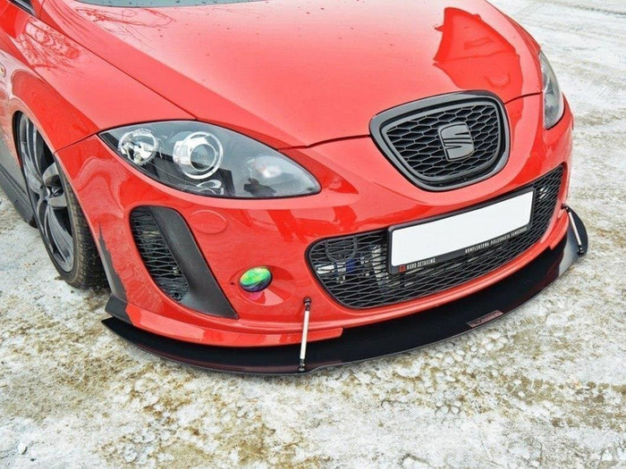 Seat Leon MK2 MS Design Front Racing Splitter V.2 - Maxton Design