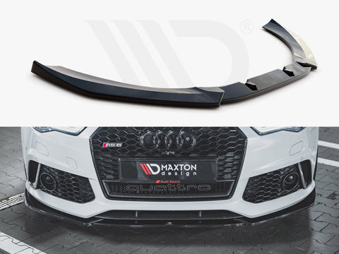 Audi RS6 C7 (2013-2017) Front Splitter V4 - Maxton Design