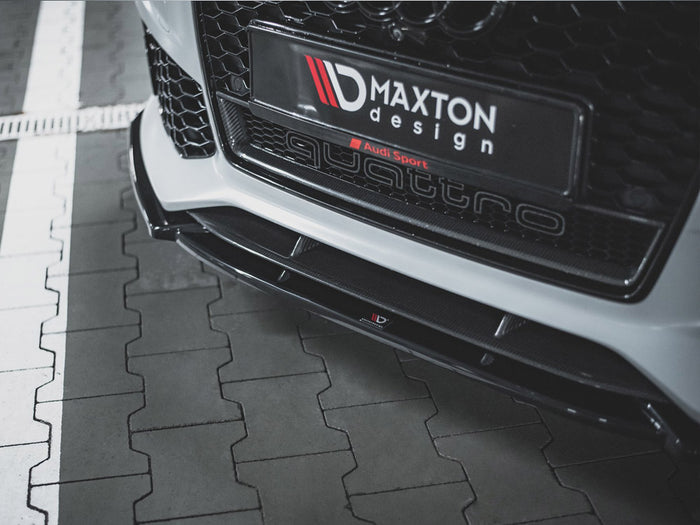 Audi RS6 C7 (2013-2017) Front Splitter V4 - Maxton Design
