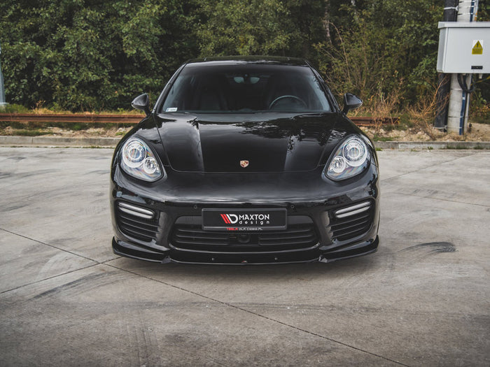 Porsche Panamera Turbo 970 Facelift (2013-2016) Front Splitter V1 - Maxton Design