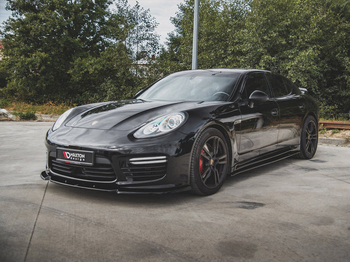 Porsche Panamera Turbo 970 Facelift (2013-2016) Front Splitter V1 - Maxton Design