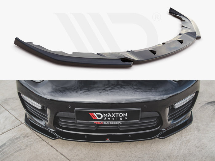 Porsche Panamera Turbo 970 Facelift (2013-2016) Front Splitter V2 - Maxton Design