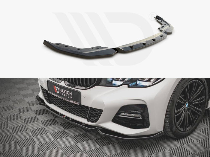 BMW 3 G20 / G21 M-sport (2018-2022) Front Splitter V.5 - Maxton Design