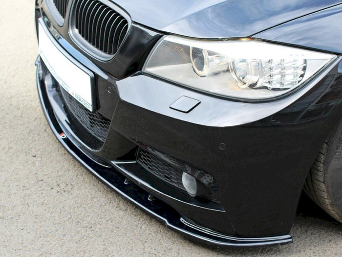 BMW 3 E91 M-sport Facelift (2008-2011) Front Splitter V.1 - Maxton Design
