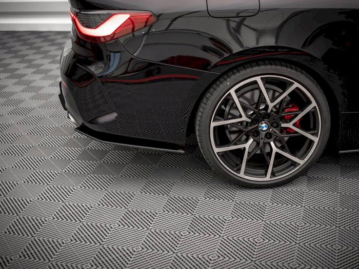 BMW 4 M-pack G22 (2020-) Street PRO Rear Side Splitters - Maxton Design