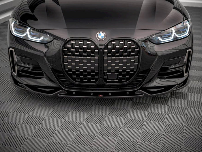 BMW 4 M-pack G22 (2020-) Front Splitter V.2 - Maxton Design