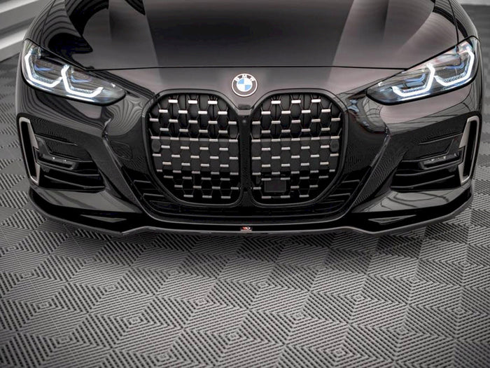 BMW 4 M-pack G22 (2020-) Front Splitter V.3 - Maxton Design