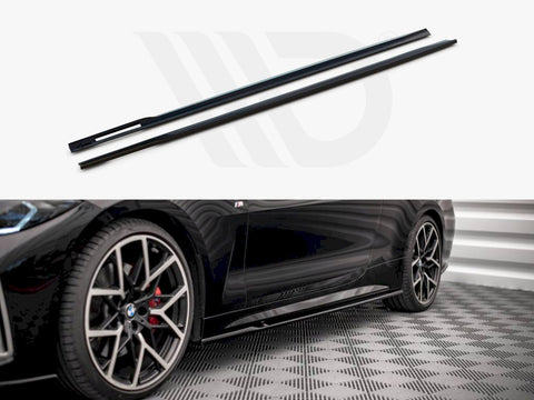 BMW 4 M-pack G22 (2020-) Side Skirts Diffusers V.1 - Maxton Design