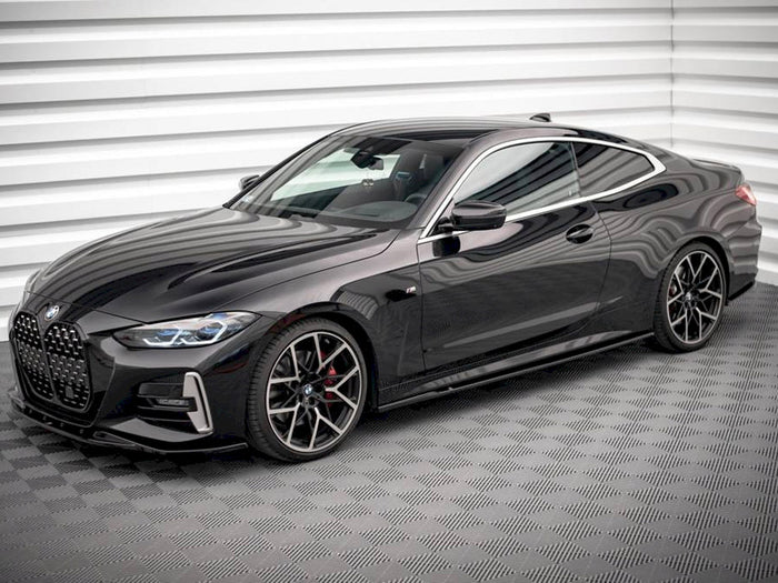 BMW 4 M-pack G22 (2020-) Side Skirts Diffusers V.1 - Maxton Design