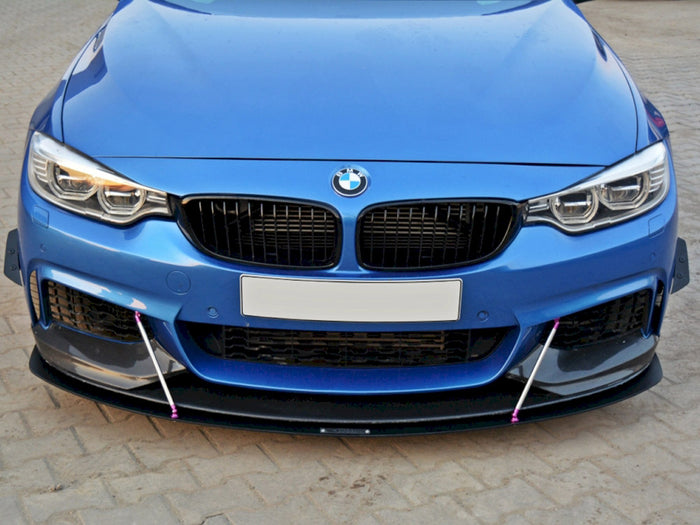 BMW 4 F32 M-sport & M-performance (2013-2016) Front Racing Splitter V.3 - Maxton Design