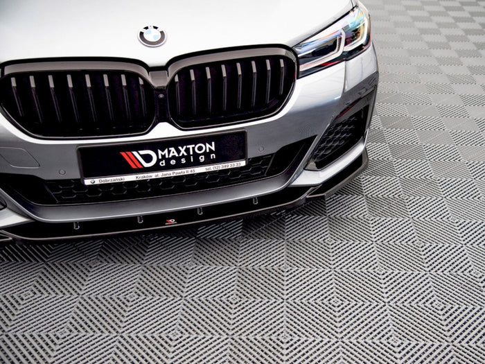 BMW 5 G30 Facelift M-pack (2020-) Front Splitter V2 - Maxton Design