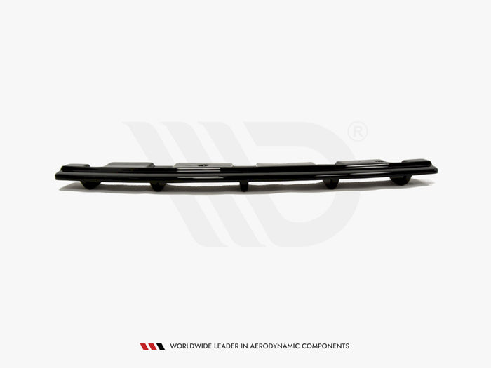 BMW 5 F11 M-pack (Fits TWO Double Exhaust Ends) Central Rear Splitter - Maxton Design