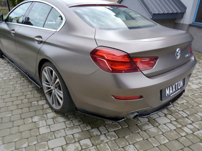 BMW 6 GRAN Coupe (2012-2014) Central Rear Splitter - Maxton Design
