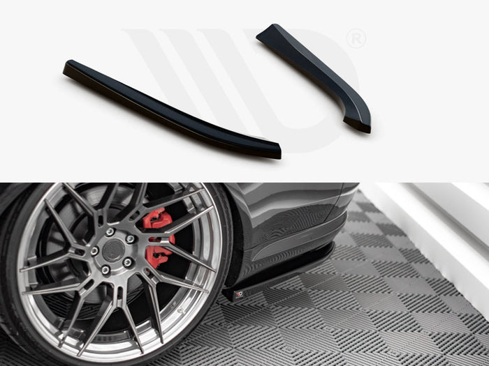 Audi S8 D3 (2006-2010) Rear Side Splitters - Maxton Design