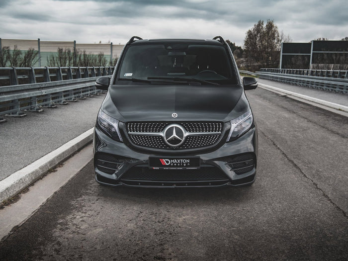 Mercedes-benz V-class Amg-line W447 Facelift (2019-) Front Splitter V1 - Maxton Design
