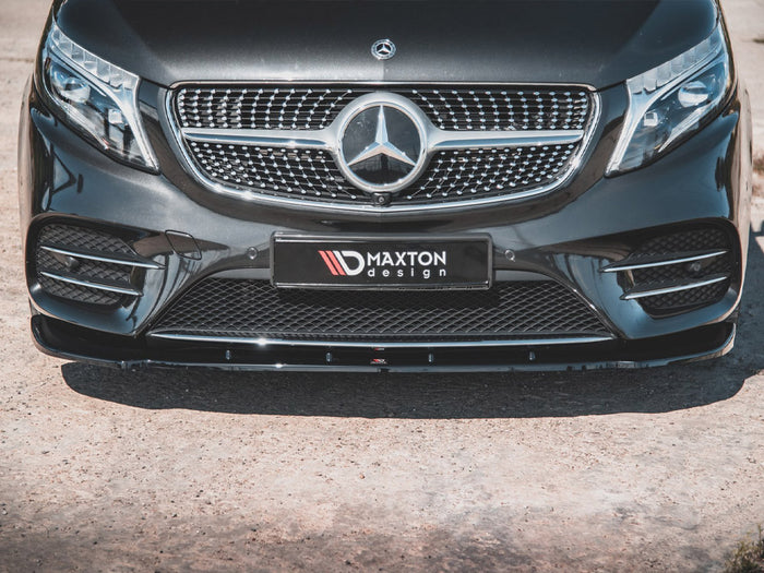 Mercedes-benz V-class Amg-line W447 Facelift (2019-) Front Splitter V2 - Maxton Design