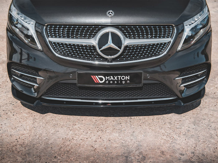 Mercedes-benz V-class Amg-line W447 Facelift (2019-) Front Splitter V3 - Maxton Design
