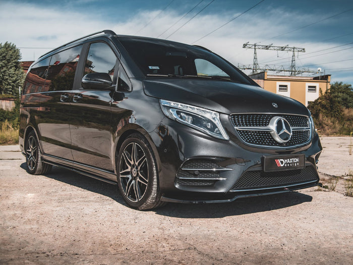 Mercedes-benz V-class Amg-line W447 Facelift (2019-) Front Splitter V4 - Maxton Design