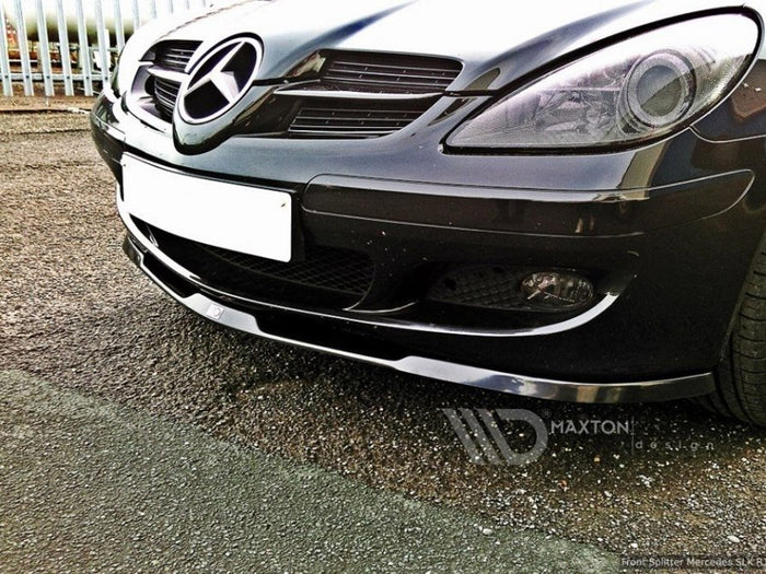 Mercedes SLK R171 Standard Bumper Front Splitter - Maxton Design