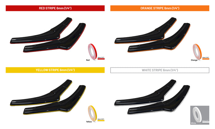 Mercedes-benz SLK R172 Standard (2011-2015) Rear Side Splitters V.1 - Maxton Design