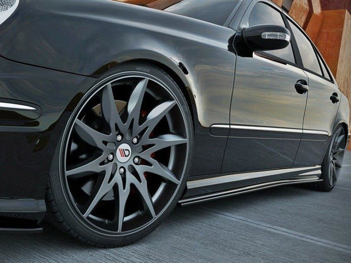 Mercedes E-class W211 AMG Side Skirts Diffusers - Maxton Design