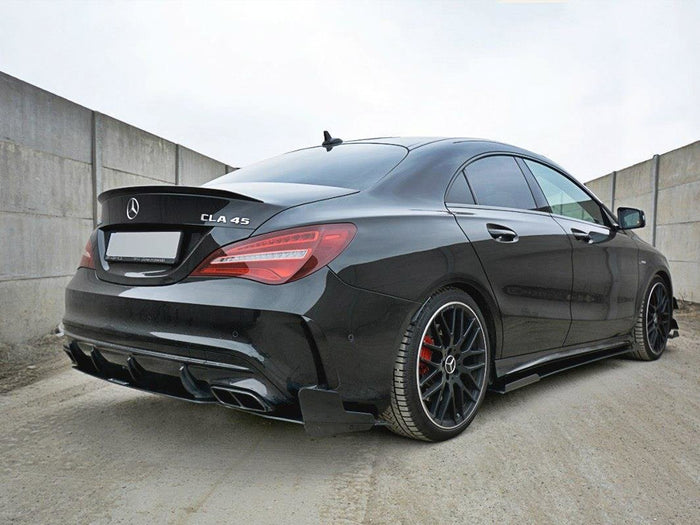 Mercedes CLA A45 AMG C117 Facelift (2017-UP) Racing Side Skirts Diffusers V.1 - Maxton Design