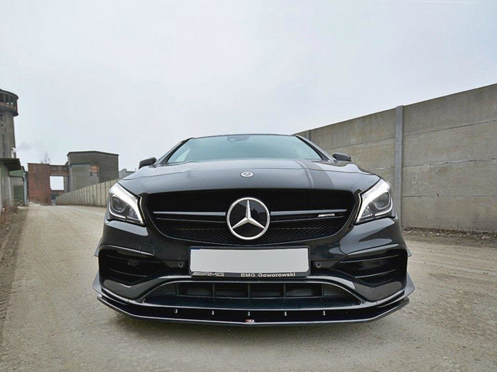 Mercedes CLA 45 AMG C117 (Facelift) (2017-UP) Front Splitter V.1 - Maxton Design