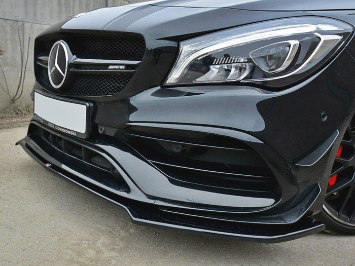 Mercedes CLA 45 AMG C117 (Facelift) (2017-UP) Front Splitter V.2 - Maxton Design