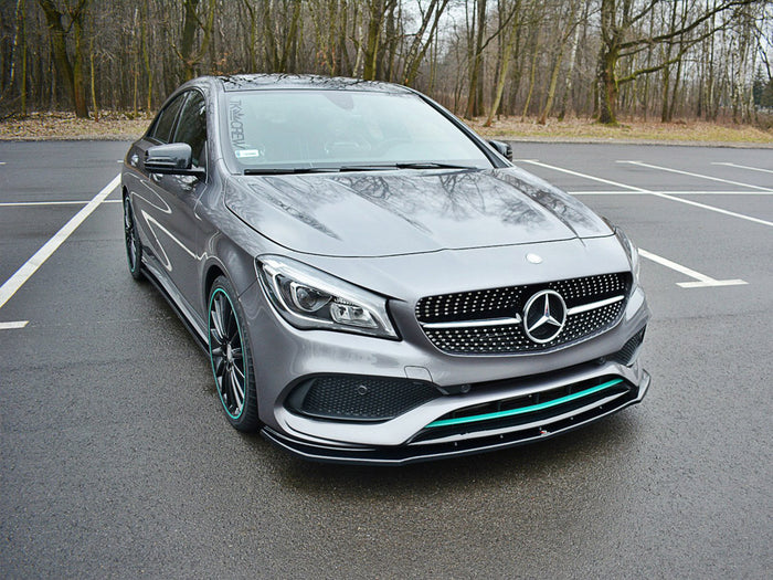 Mercedes-benz CLA C117 Amg-line Facelift (2017-UP) Front Splitter V.1 - Maxton Design