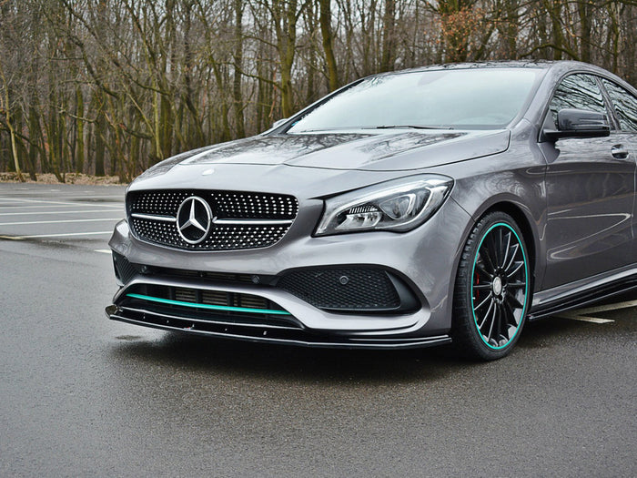 Mercedes-benz CLA C117 Amg-line Facelift (2017-UP) Front Splitter V.1 - Maxton Design