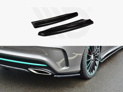 Mercedes-benz CLA C117 Amg-line Facelift (2017-UP) Rear Side Splitters - Maxton Design