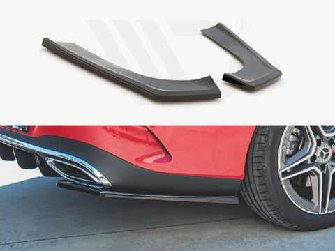 Mercedes-benz CLA Shooting Brake Amg-line X118 (2019-) Rear Side Splitters - Maxton Design