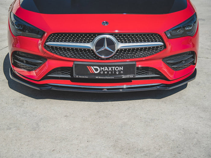 Mercedes-benz CLA A35 AMG / Amg-line C118 Front Splitter V.1 - Maxton Design