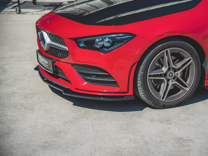 Mercedes-benz CLA A35 AMG / Amg-line C118 Front Splitter V.2 - Maxton Design