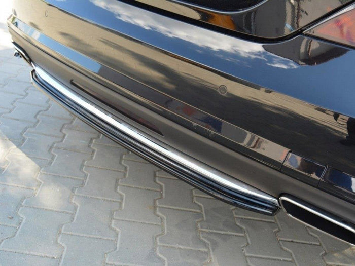 Mercedes CLS C218 Amg-line (Without A Vertical BAR) (2011-2014) Central Rear Splitter - Maxton Design