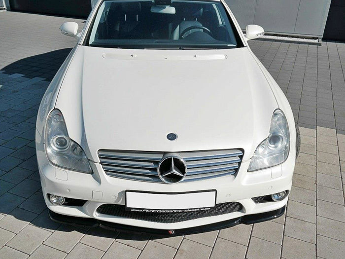 Mercedes CLS C219 55AMG Sedan (2004-2006) Front Splitter V.1 - Maxton Design