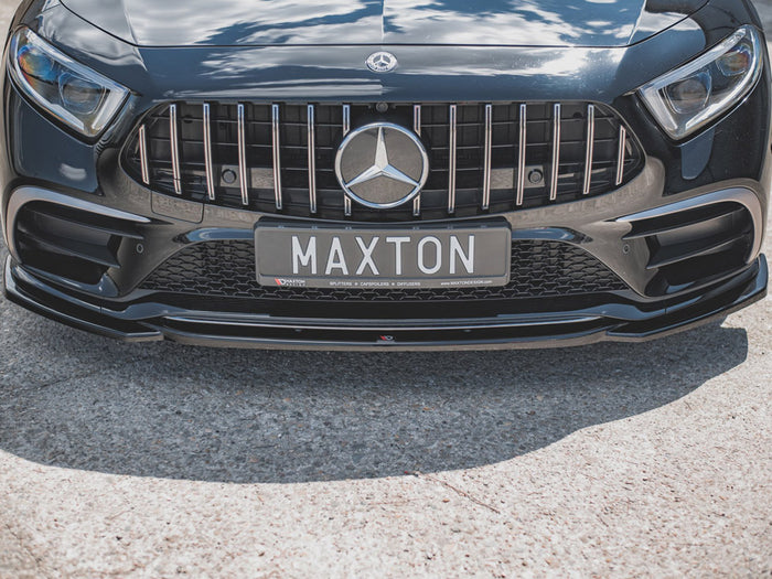 Mercedes-benz CLS AMG Line / 53AMG C257 (2018-2021) Front Splitter V.1 - Maxton Design