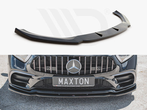 Mercedes-benz CLS AMG Line / 53AMG C257 (2018-2021) Front Splitter V.2 - Maxton Design